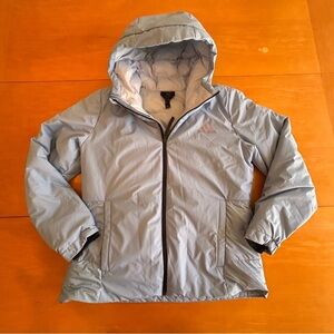 Adidas Women’s M Cold RDY blue winter puffer parka snow coat jacket